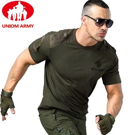 Maglietta Esercito Militare Maglietta Di Stile T Shirt Tattico Uomo