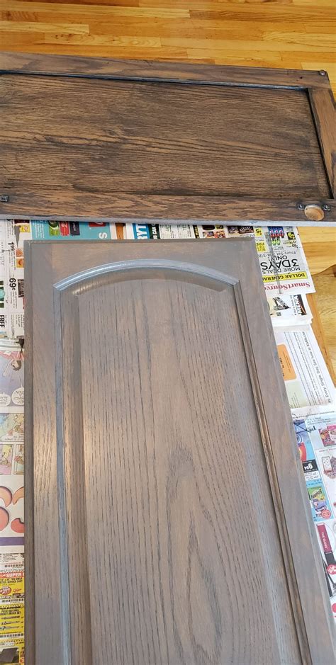 General Gel Finishes On Golden Oak In 2020 Staining Oak Cabinets