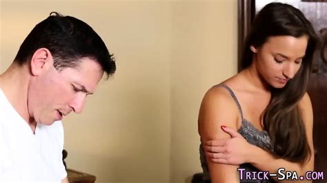 Teen Babe Gets Facial