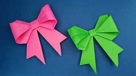 How To Make A Paper Bow Origami Bow Tie YouTube