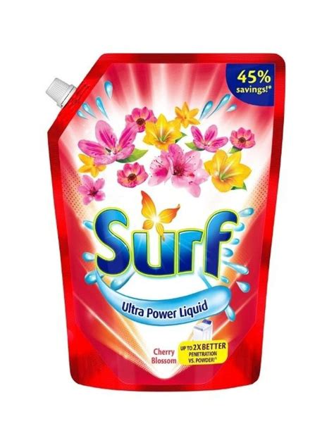 Surf Laundry Liquid Detergent Cherry Blossom Pouch 2 5L Edamama