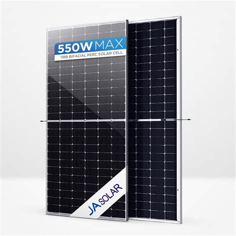 Ja Solar 390W 400W 550W Bifacial Mono Perc Half Cell High Power