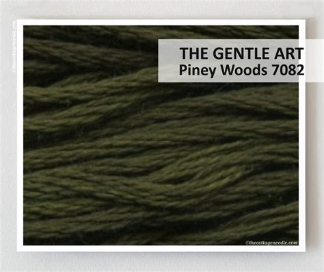 Piney Woods 7082 Gentle Art Gast Hand Dyed Embroidery Floss Cross