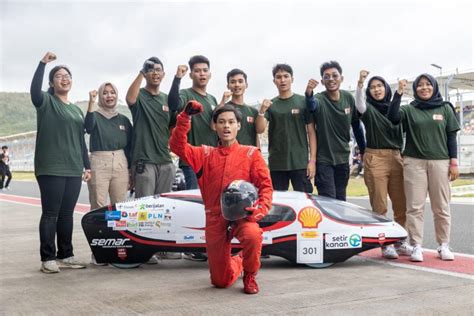 Tim Semar UGM Pecahkan Dua Rekor Kompetisi Shell Eco Marathon 2023