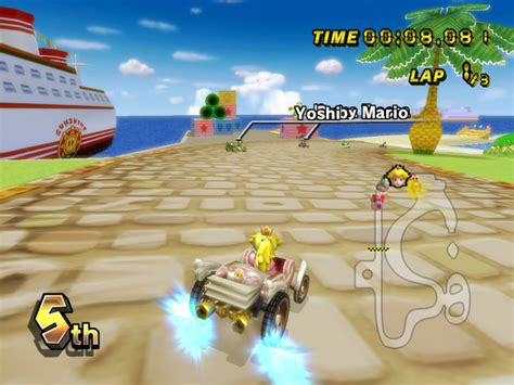 GCN Peach Beach from Mario Kart Wii | Mario kart wii, Mario kart, Mario