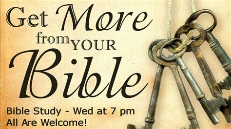 Wednesday Night Bible Study | Christ's Community Church