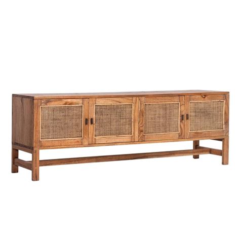 Byron Timber Rattan TV Entertainment Unit Humble Home