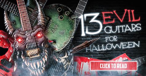 13 Evil Guitar Designs Scary Guitars For Halloween