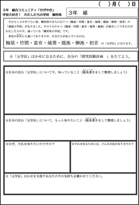 ワークシートや思考ツールを活用「総合的な学習の時間」の指導アイデア｜みんなの教育技術