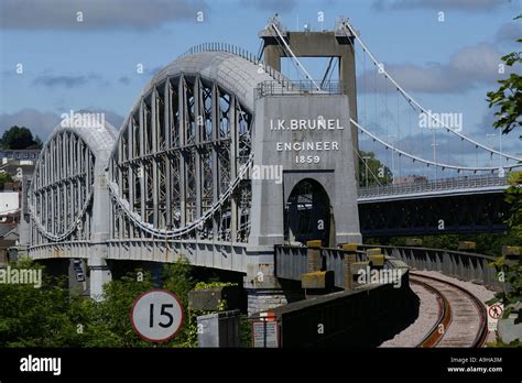 Royal Albert Bridge Saltash Cornwall Stock Photo - Alamy