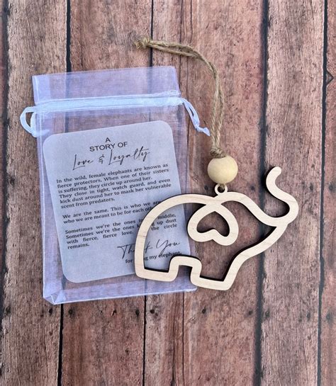 Sisterhood Elephant Ornament Elephant Ornament Love And Loyalty Elephant