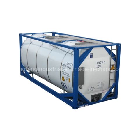 Asme Standard Butyl T Feet Iso Tank Container For Sulfuric Acid