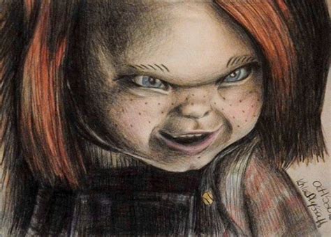 Chucky Doll Face Drawing ~ Chucky Doll Movie Drawing Chucky Movie ...