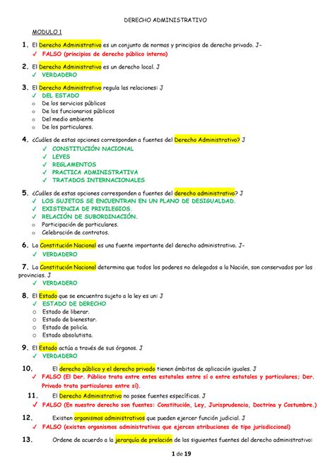 Derecho Administrati Vo Final Derecho Administrativo Modulo El