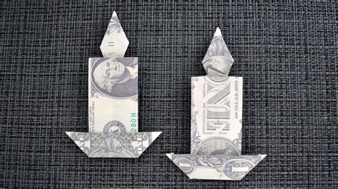 Interesting Money Candle Dollar Origami For Birthday Tutorial Diy