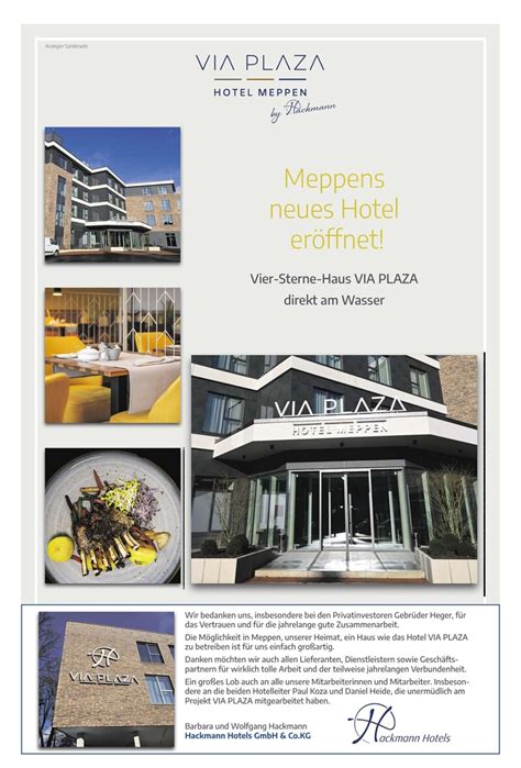 Meppener Tagespost Neueröffnung Via PLAZA Meppen 09 12 2022