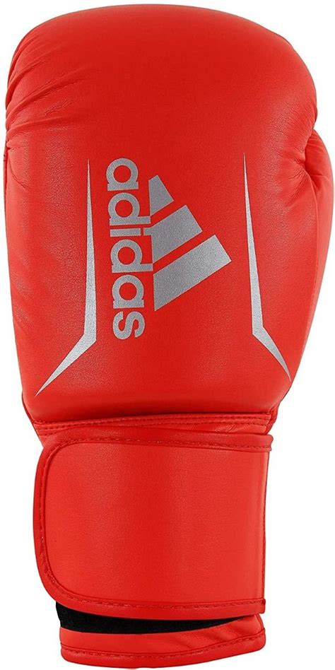 Adidas Speed Boxing Gloves Solar Red Black Silver Activemile