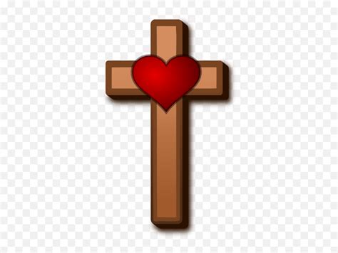 Love Cross With Heart Clipart Pngtransparent Cross Clipart Free