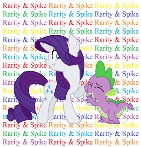 Rarity and Spike by RwandaG on DeviantArt