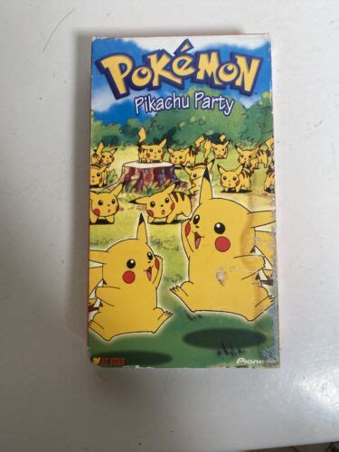 Pokemon Vol 12 Pikachu Party VHS 1999 13023023932 EBay