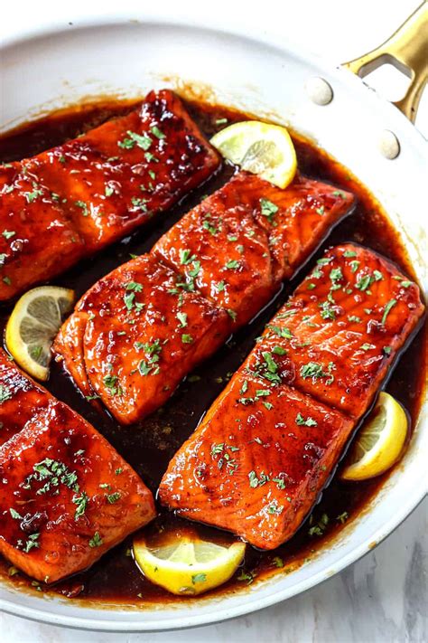 Easy Honey Glazed Salmon Recipe