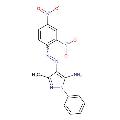 1H Pyrazol 5 Amine 4 2 4 Dinitrophenyl Azo 3 Methyl 1 Phenyl SIELC