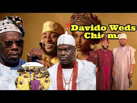 Chivido2024 Davido Chioma Welcome Oni Of Ife Ex President Obasanjo