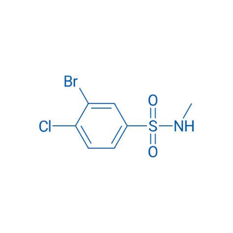 1694065 64 9 3 Bromo 4 Chloro N Methylbenzene 1 Sulfonamide BLD Pharm