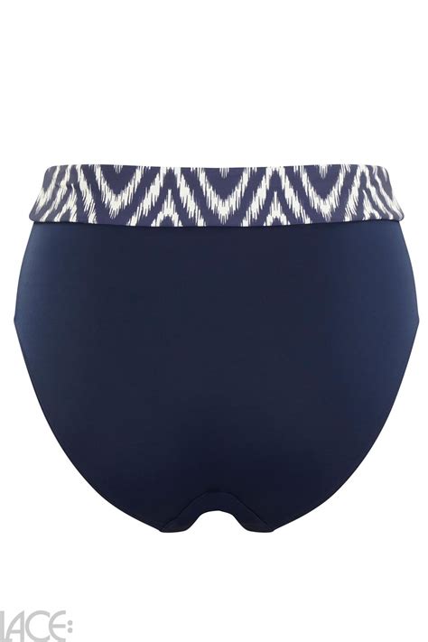 Panache Swim Oceana Bikini Taillenslip Navy Lace De