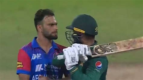 Afg Vs Pak Fight Asif Ali Vs Afghanistan Fight With Fareed Ahmad Takes