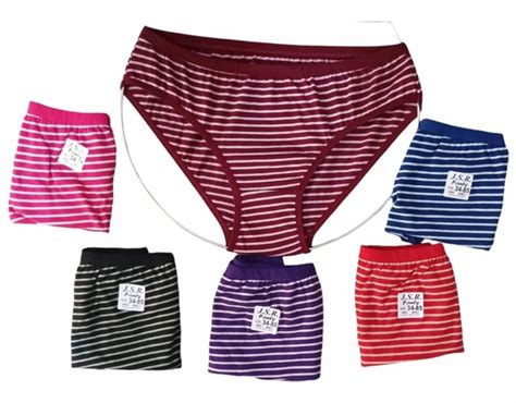 Striped Ladies Cotton Panty At Rs 18piece Cotton Panties In Ahmedabad Id 2853511686412