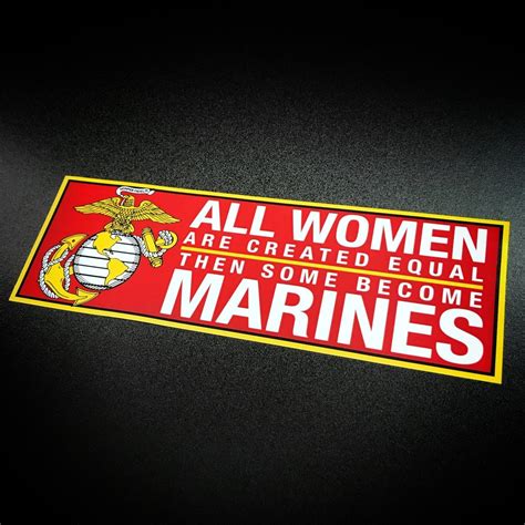 Women Marines Sticker