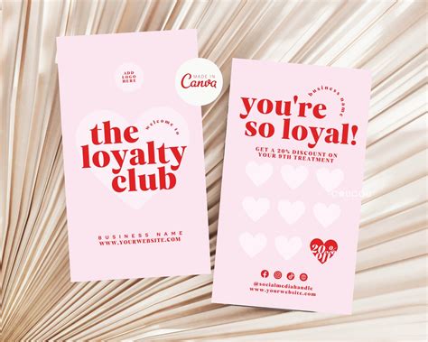 Customer loyalty card templates – Artofit