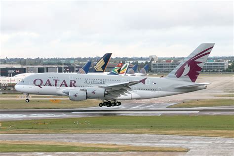 British Airways and Qatar Airways Schedule A380 Routes - Airport Spotting