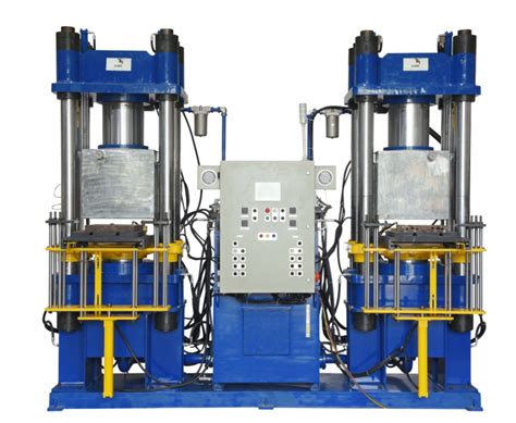 X Mm Double Station Rubber Compression Moulding Press