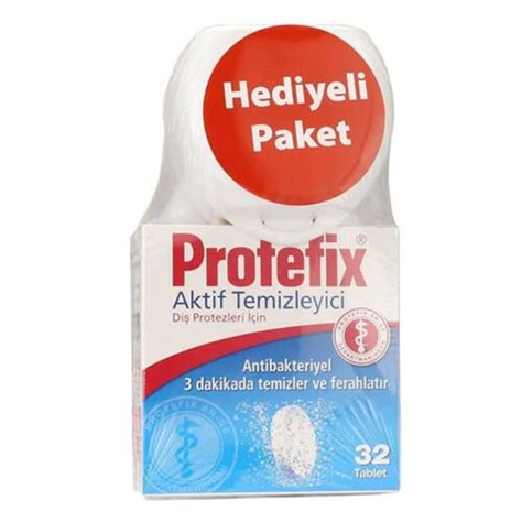 Protefix Di Protezleri Temizleyici Tablet Hediyeli Paket