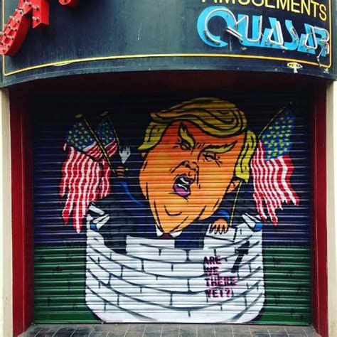 See Wall Graffiti Praising And Parodying Donald Trump Weburbanist