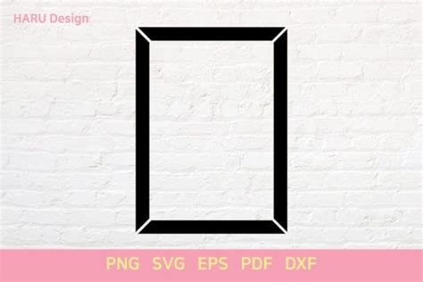 Rectangle Frame Graphic By Harudesign · Creative Fabrica