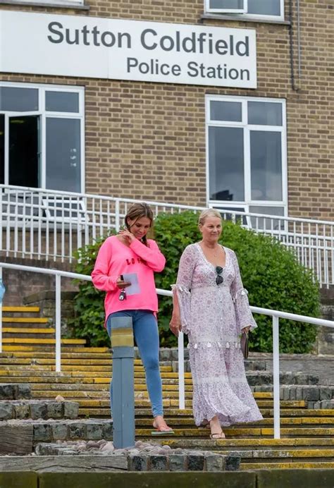 Danielle Lloyd Leaves Police Station With Mum After Nude Photo Hack That Led To Her Being