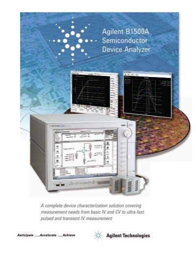 Agilent B1500A Semiconductor Device Analyzer