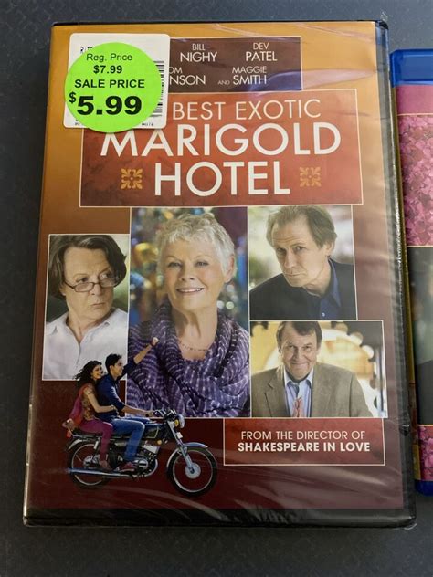 The Best Exotic Marigold Hotel Second Blu Ray Dvd Lot Judi