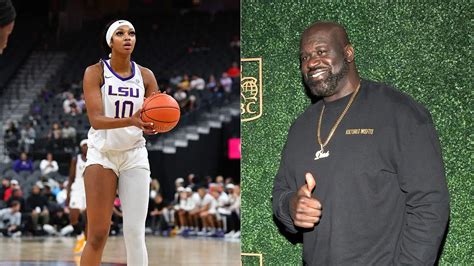 NCAA News LSU Tigers Star Angel Reese Calls Shaquille ONeal Uncle