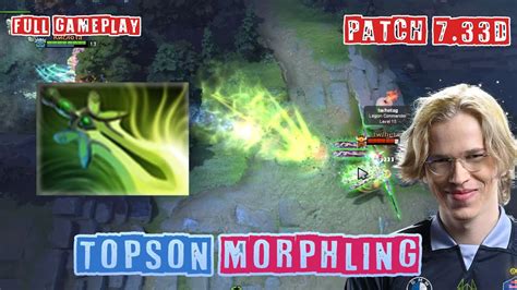 Topson Morphling Midlane Patch D Youtube