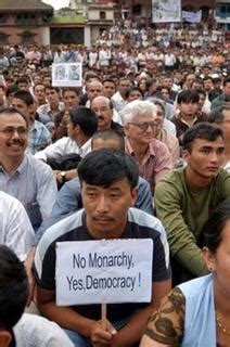 Thousands Protest for Democracy in Nepal