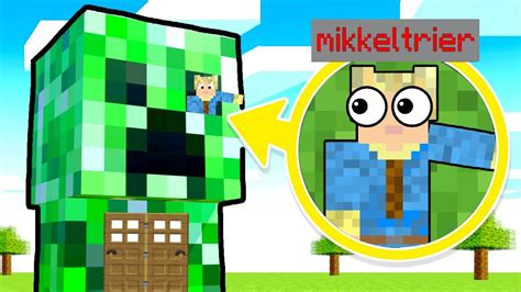 Hemmelig Base I En CREEPER Dansk Minecraft YouTube