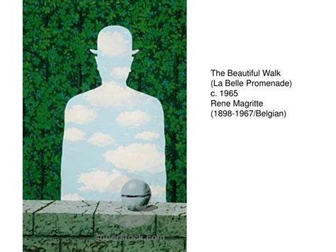 PPT The Beautiful Walk La Belle Promenade C 1965 Rene Magritte