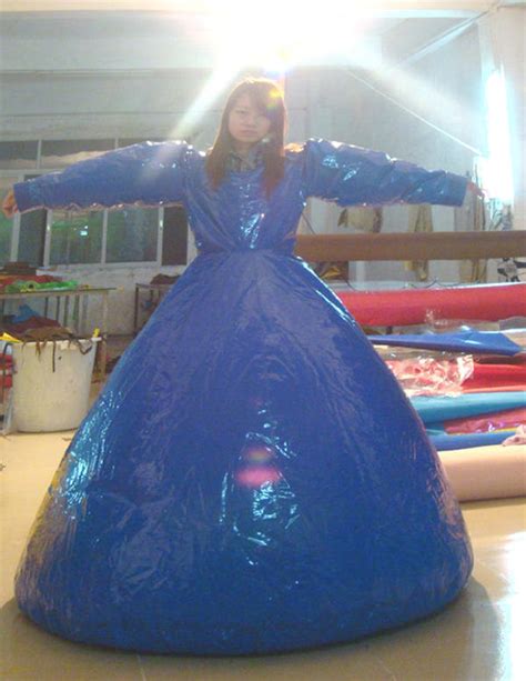 Pvc Inflatable Long Dress By Puncturegown On Deviantart