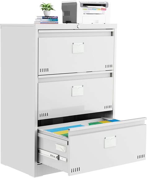 Amazon Kingwolfox 3 Drawer Lateral File Cabinet With Lock Locking