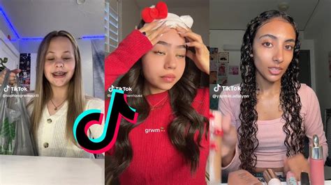 Grwm Tiktok Compilation 4 Youtube