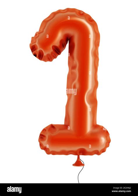 Number 1 balloon Stock Photo - Alamy